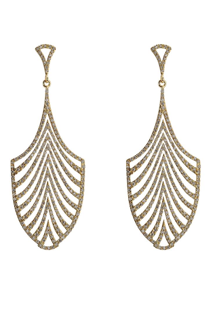 Ileana Makri 18-karat Gold And Diamond Escape Earrings