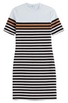 T By Alexander Wang T By Alexander Wang Stretch Cotton Striped Dress - Multicolor