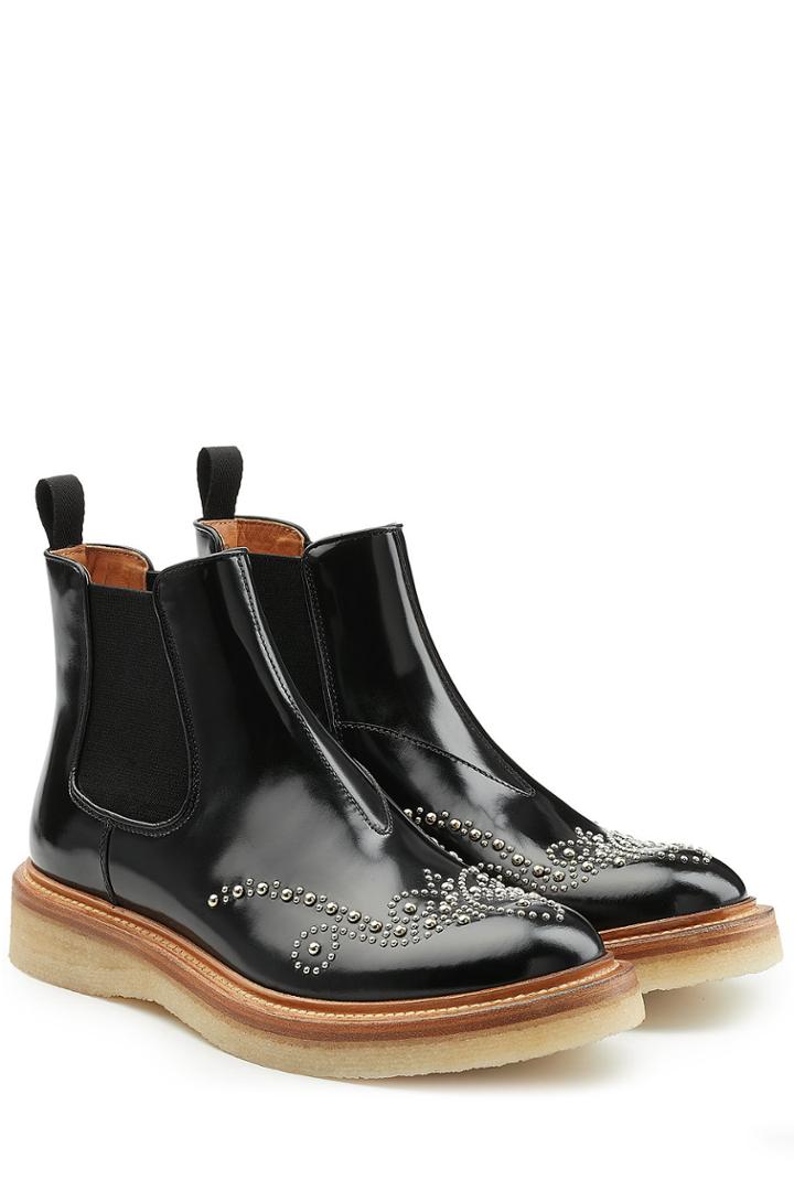 Church's Church's Embellished Patent Leather Ankle Boots