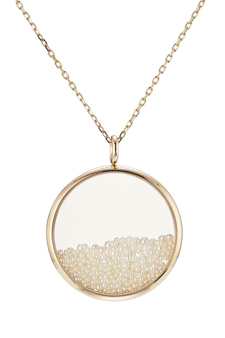 Aurélie Bidermann Fine Jewelry Aurélie Bidermann Fine Jewelry 18kt Gold Chivor Necklace With Pearls