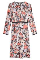 Agnona Agnona Floral Midi Dress With Silk