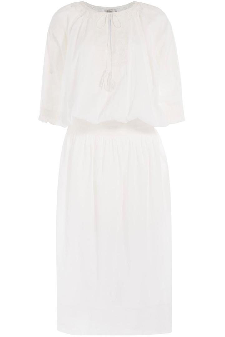 Mes Demoiselles Mes Demoiselles Cotton Dress With Embrodiery