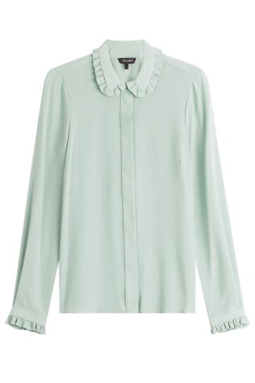 Tara Jarmon Tara Jarmon Silk Blouse - Turquoise