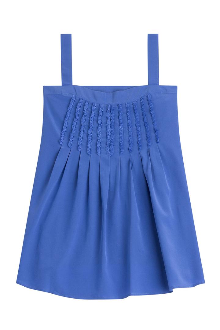 Steffen Schraut Steffen Schraut Los Cabos Silk Tank Top - Blue