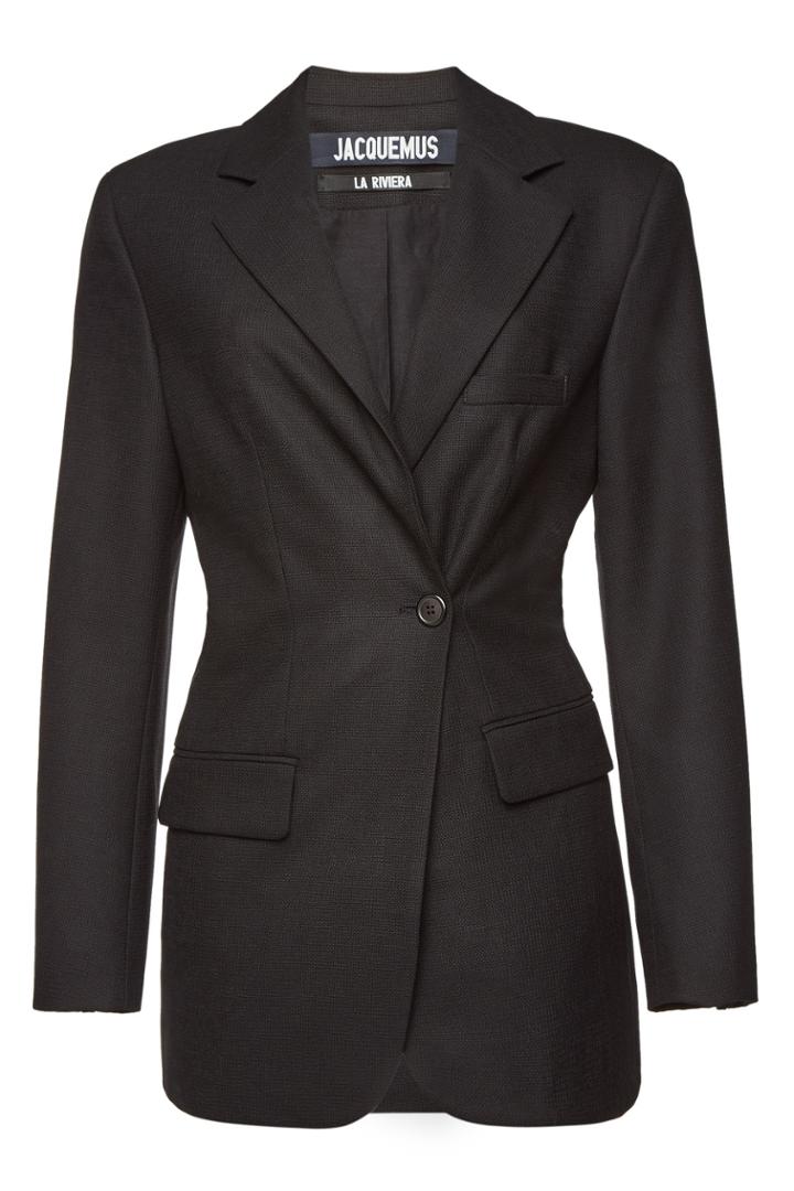 Jacquemus Jacquemus La Veste De Costume Asymmetric Wool Blazer