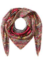 Diane Von Furstenberg Diane Von Furstenberg Silk Scarf With Paisley Print - Black