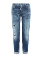Dsquared2 Dsquared2 Distressed Cropped Jeans - Blue