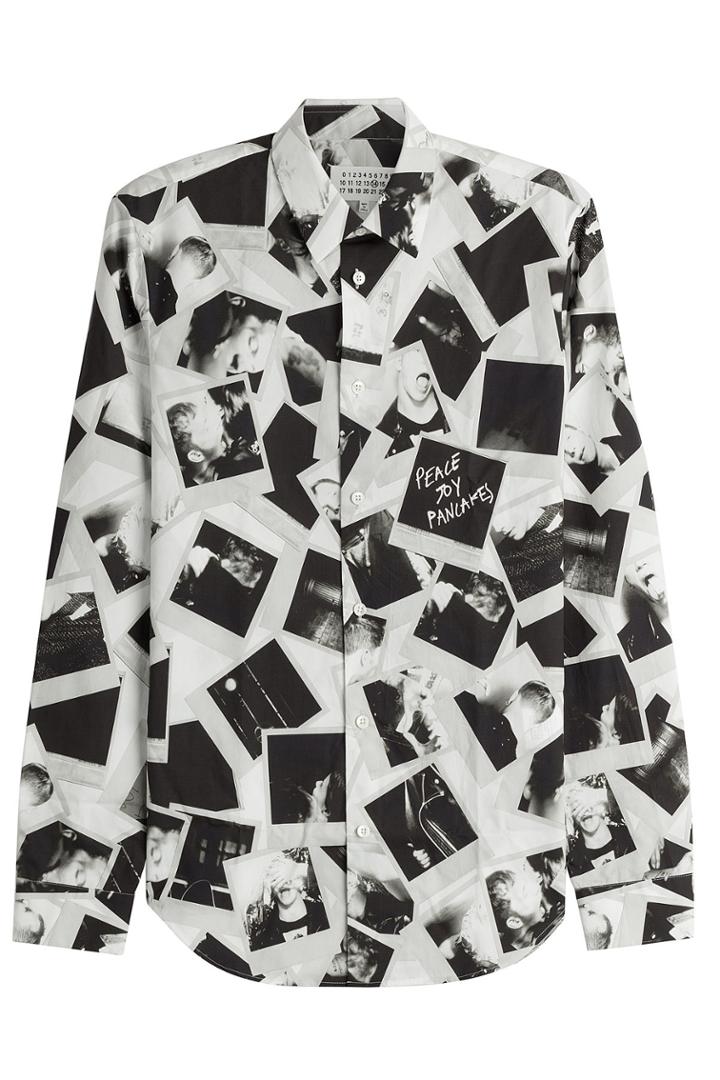 Maison Margiela Maison Margiela Printed Cotton Shirt - Multicolored