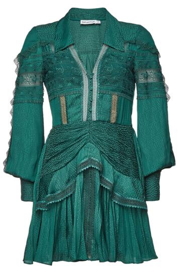 Self-portrait Self-portrait Mini Dress With Lace