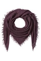 Faliero Sarti Faliero Sarti Cashmere-silk Fringed Scarf - Purple