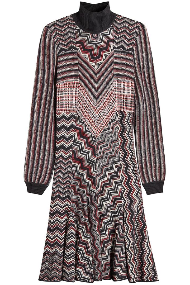 Missoni Missoni Wool Dress With Turtleneck