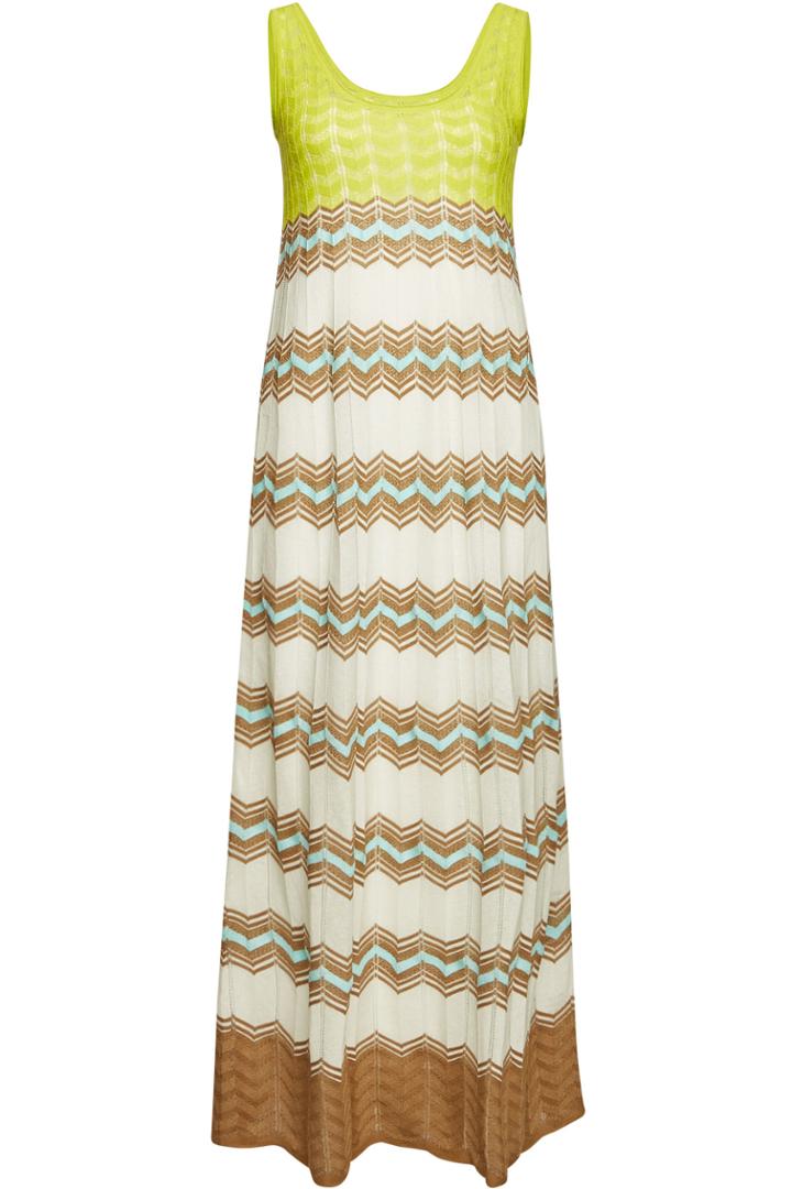 M Missoni M Missoni Knit Maxi Dress With Cotton
