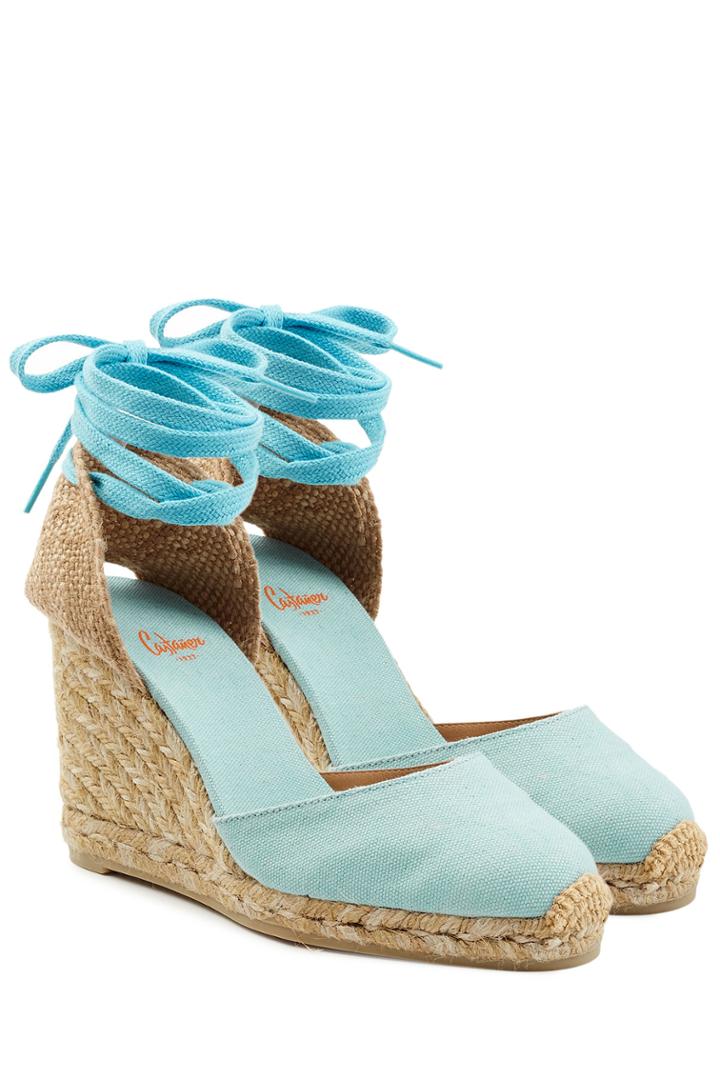 Castaner Castaner Espadrille Wedges - Turquoise