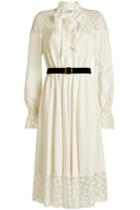 Philosophy Di Lorenzo Serafini Philosophy Di Lorenzo Serafini Belted Dress With Lace