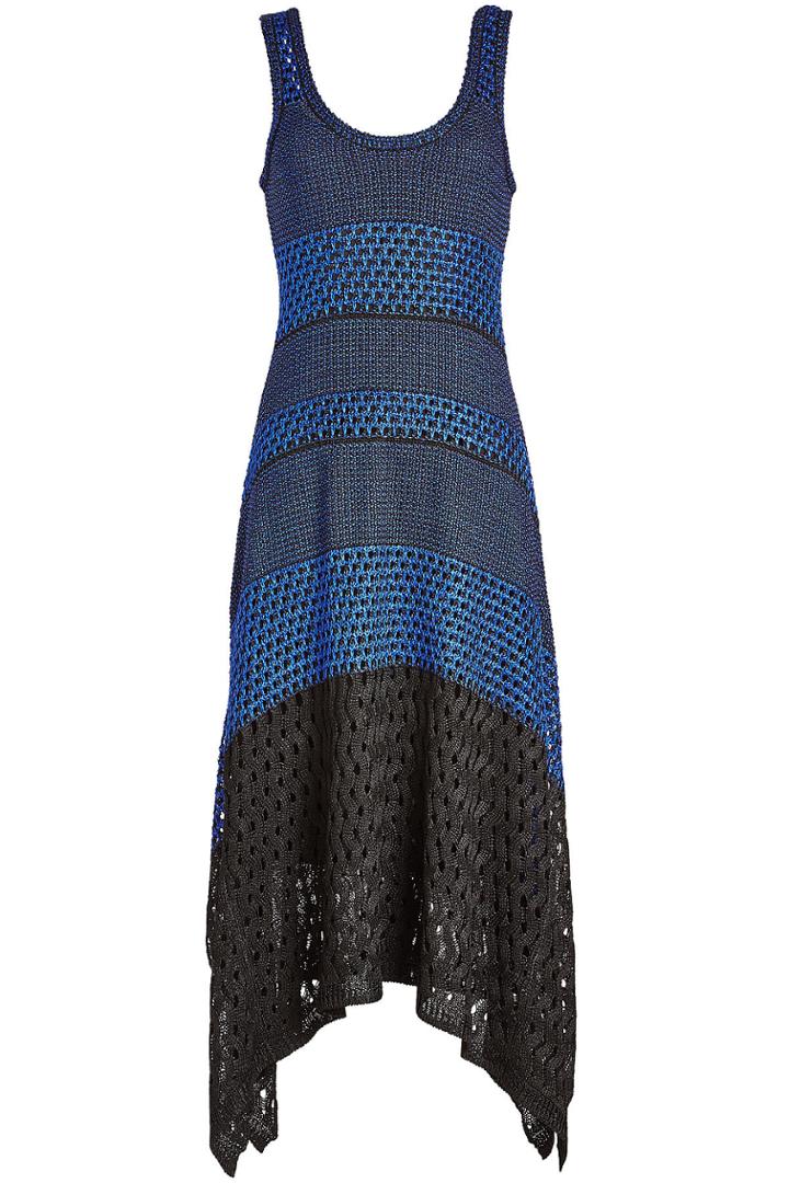 Proenza Schouler Proenza Schouler Anniversary Collection Knit Dress With Handkerchief Hemline