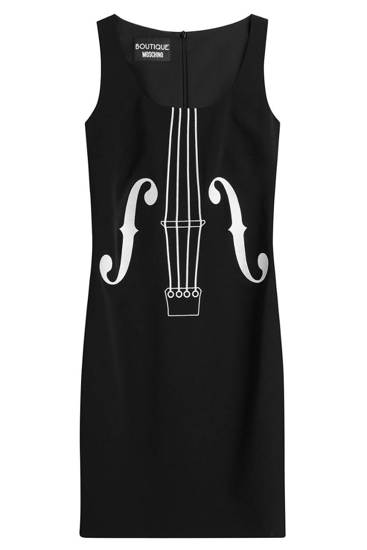 Boutique Moschino Boutique Moschino Jersey Dress - Black