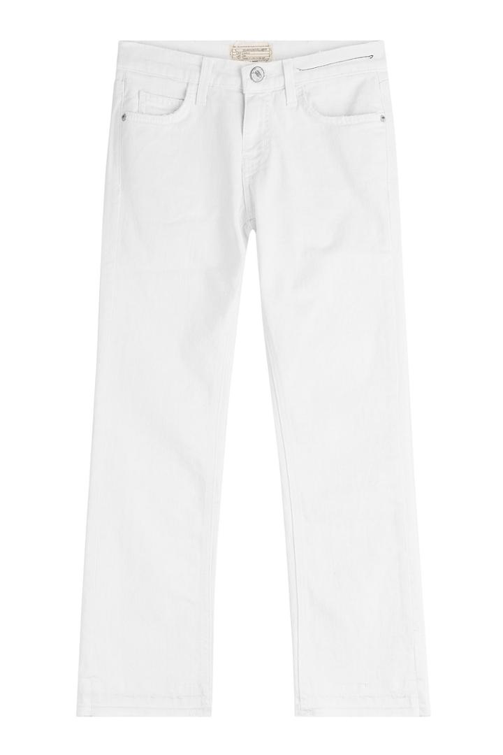 Current/elliott Current/elliott Cropped Straight Jeans - White