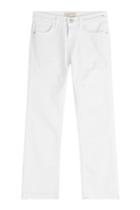 Current/elliott Current/elliott Cropped Straight Jeans - White