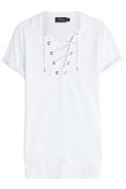 Polo Ralph Lauren Polo Ralph Lauren Lace-up Polo Shirt With Cotton