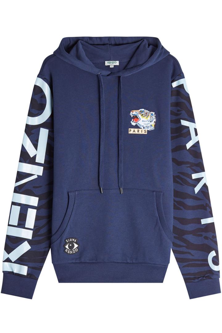 Kenzo Kenzo Printed Cotton Hoodie
