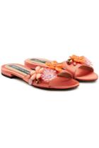 Marc Jacobs Marc Jacobs Clara Embellished Satin Sandals