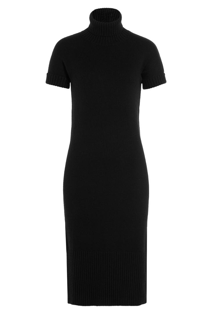 Michael Kors Collection Michael Kors Collection Cashmere Turtleneck Sweater Dress - Black
