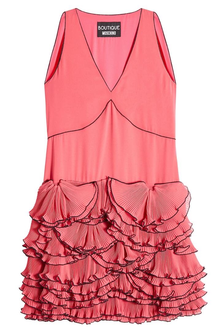 Boutique Moschino Boutique Moschino Ruffled Sleeveless Dress