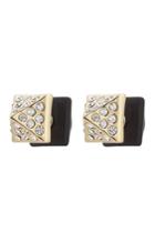 Marc By Marc Jacobs Marc By Marc Jacobs Crystal Embellished Earrings - Black