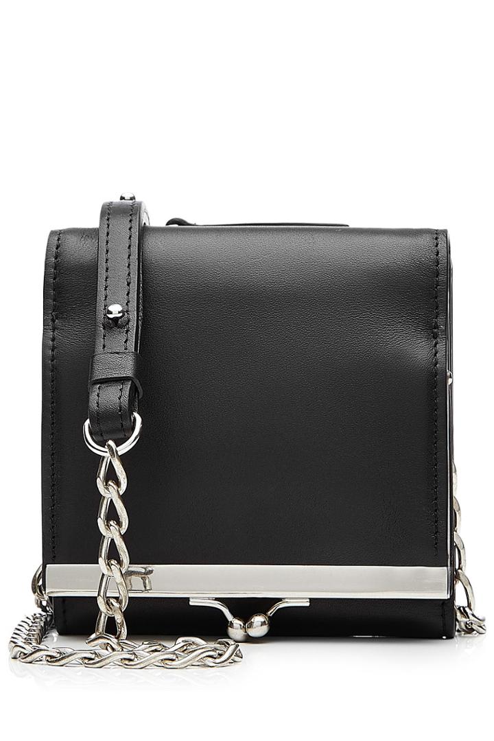 Maison Margiela Maison Margiela Leather Wallet With Shoulder Strap - None