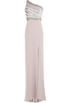 Jenny Packham Jenny Packham Asymmetric Floor-length Gown - Multicolored