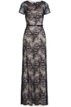 Catherine Deane Catherine Deane Floor-length Lace Gown - Blue