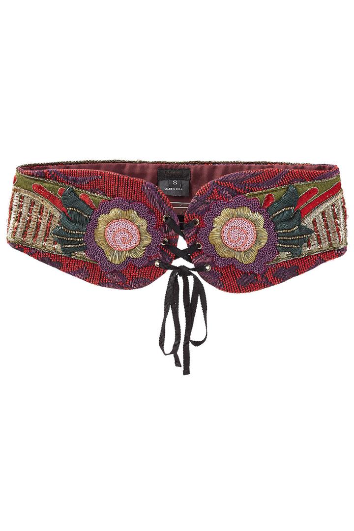 Anna Sui Anna Sui Embellished Belt - Black