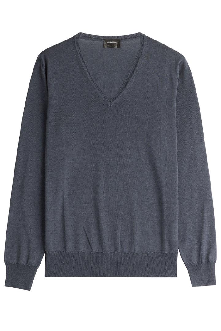 Jil Sander Jil Sander Virgin Wool Pullover With Silk