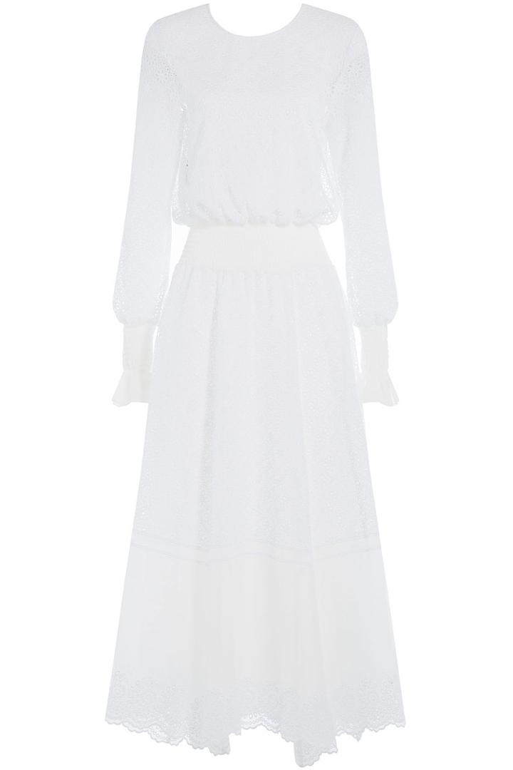 Philosophy Di Lorenzo Serafini Philosophy Di Lorenzo Serafini Embroidered Dress - White