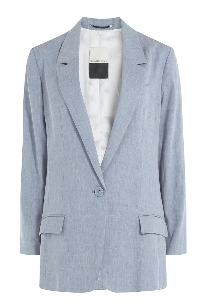 By Malene Birger By Malene Birger Linen Blend Blazer - Blue