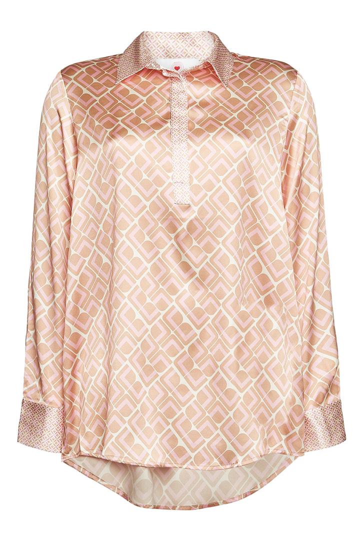 Herzensangelegenheit Herzensangelegenheit Amala Ava Printed Silk Blouse