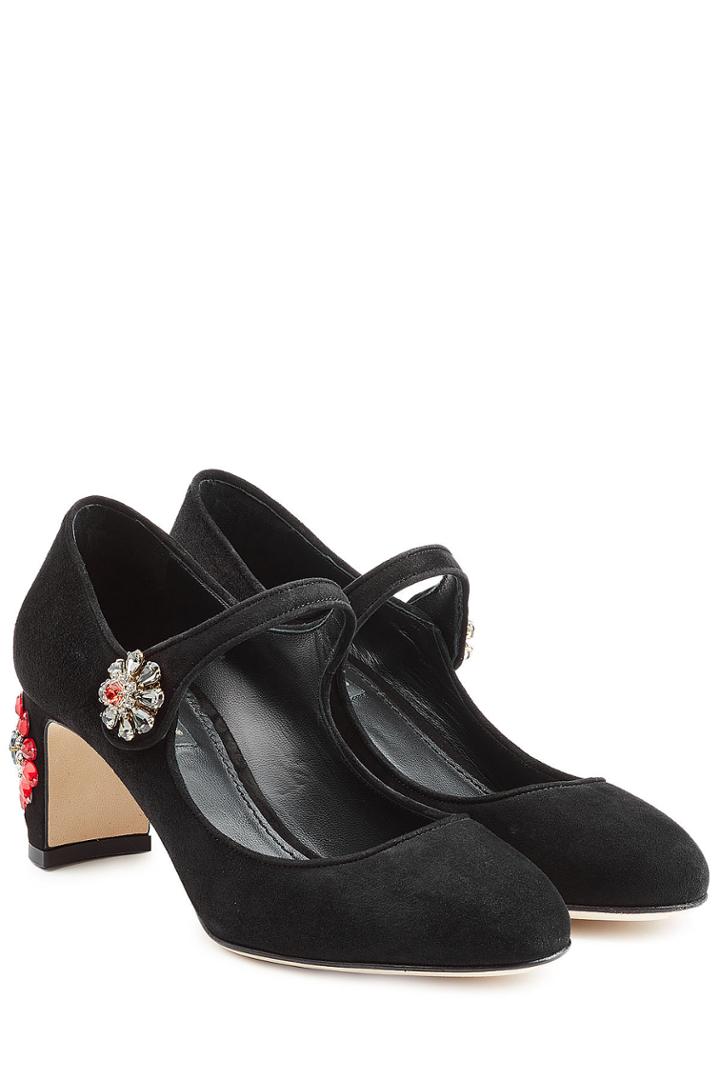 Dolce & Gabbana Dolce & Gabbana Suede Mary Jane Pumps
