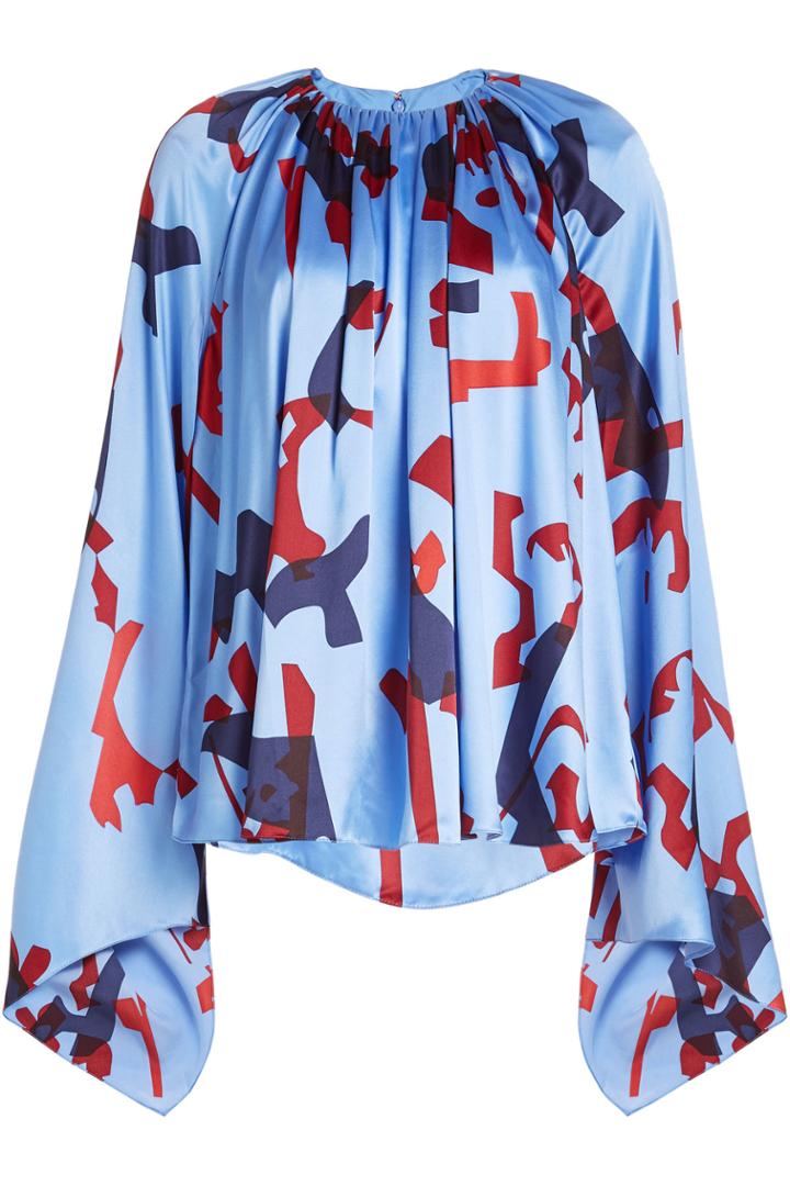 Roksanda Roksanda Giana Printed Silk Blouse