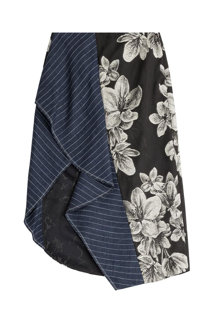 3.1 Phillip Lim 3.1 Phillip Lim Mixed Print Cotton-blend Skirt - Multicolor