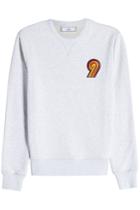 Ami Ami Embroidered Patch Cotton Sweatshirt