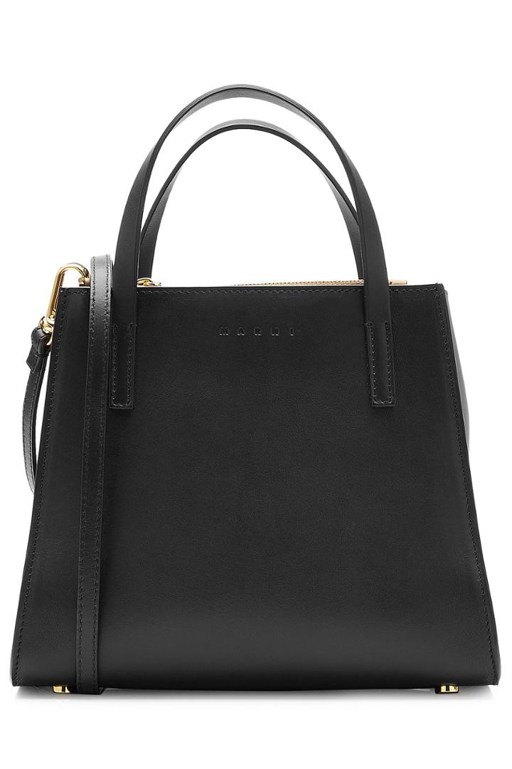 Marni Marni Two-tone Leather Tote - Multicolor