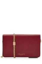 Marc Jacobs Marc Jacobs Leather Perry Wallet On Chain - Red