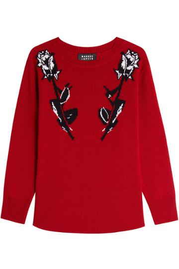 Markus Lupfer Markus Lupfer Printed Wool Pullover