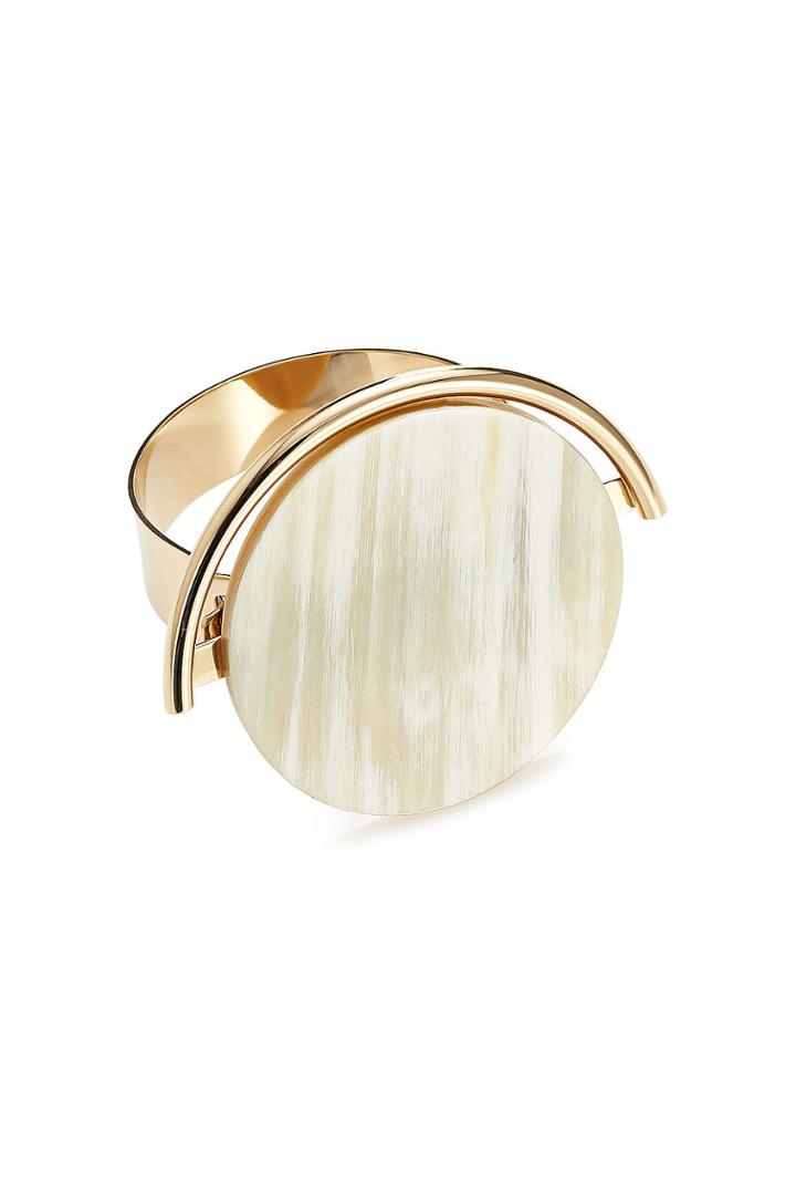 Marni Marni Metal Bracelet With Horn Detail