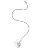 Anita Ko 18kt White Gold Cougar Necklace With Diamonds