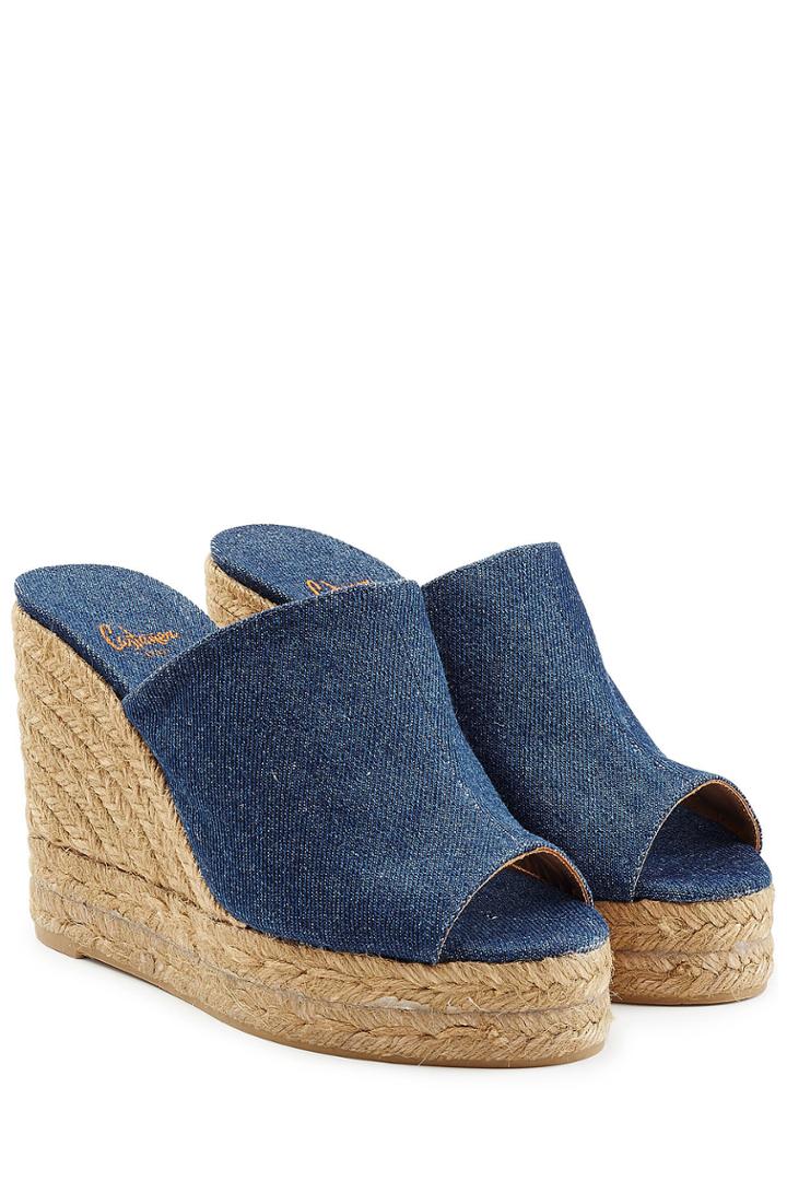 Castaner Castaner Denim Wedges - Blue