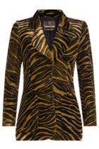 Roberto Cavalli Roberto Cavalli Animal Print Velvet Blazer - Animal Prints