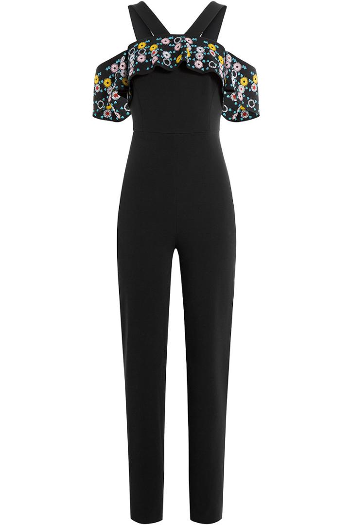 Peter Pilotto Peter Pilotto Jumpsuit With Embroidered Bardot Shoulders