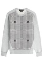Alexander Mcqueen Alexander Mcqueen Printed Cotton Sweatshirt - Grey
