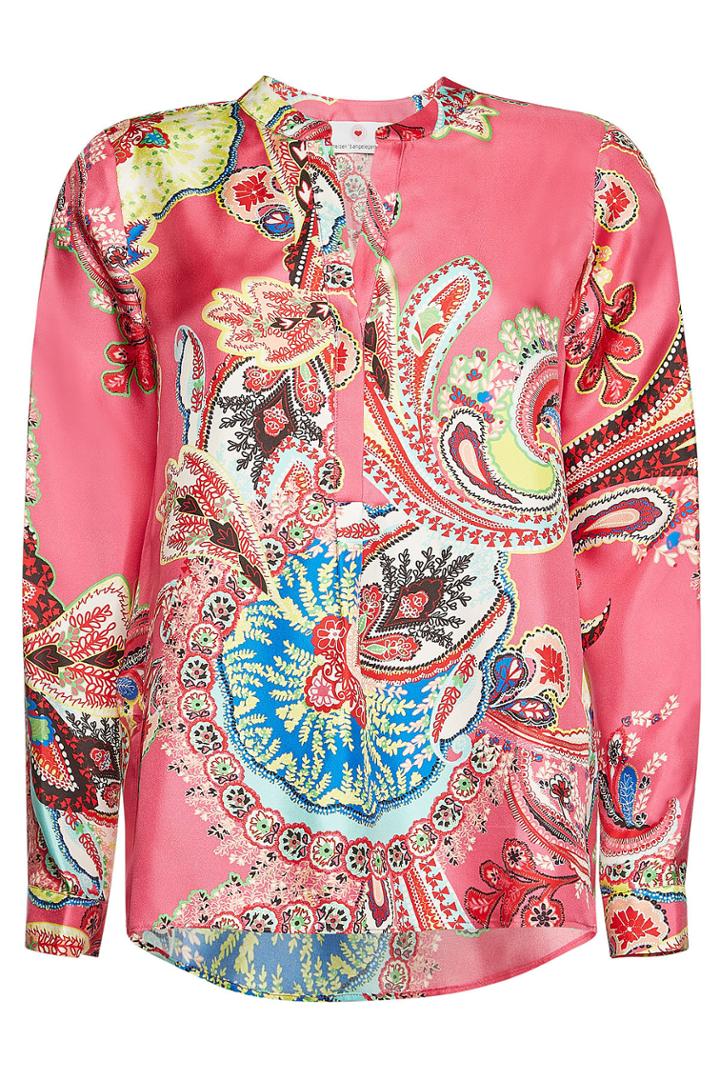 Herzensangelegenheit Herzensangelegenheit Paisley Print Silk Blouse